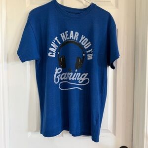 Can’t Hear You I’m Gaming Blue Men’s T-Shirt
